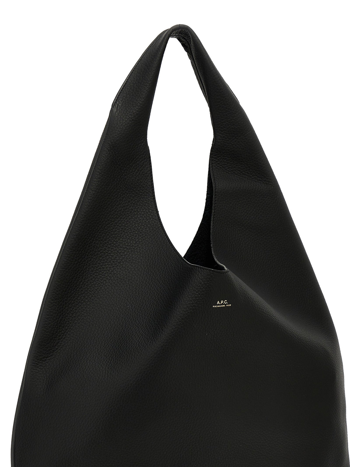A.P.C. Black Calfskin Shoulder Bag