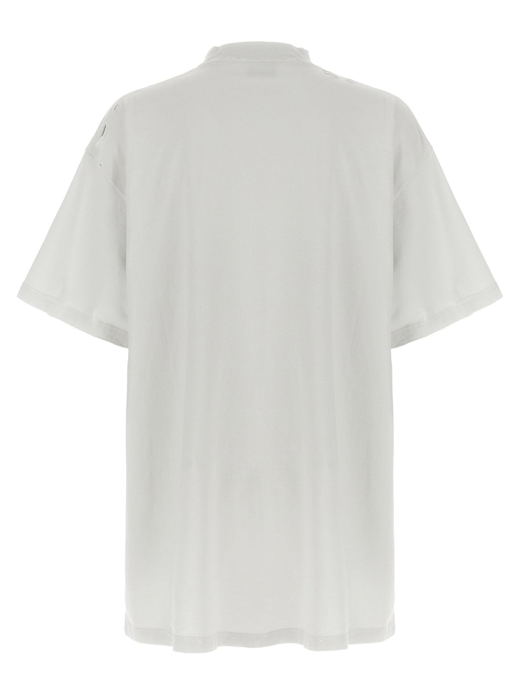 Balenciaga White Cotton T-Shirt