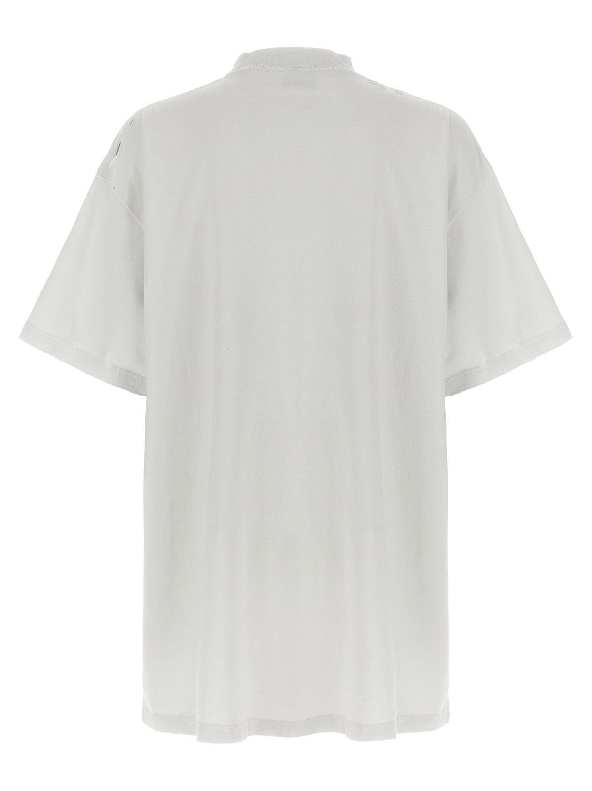 Balenciaga White Cotton T-Shirt