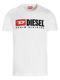 Diesel White Cotton T-Shirt
