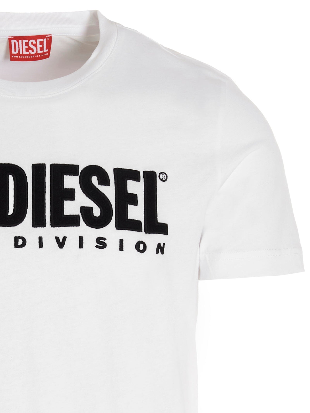 Diesel White Cotton T-Shirt