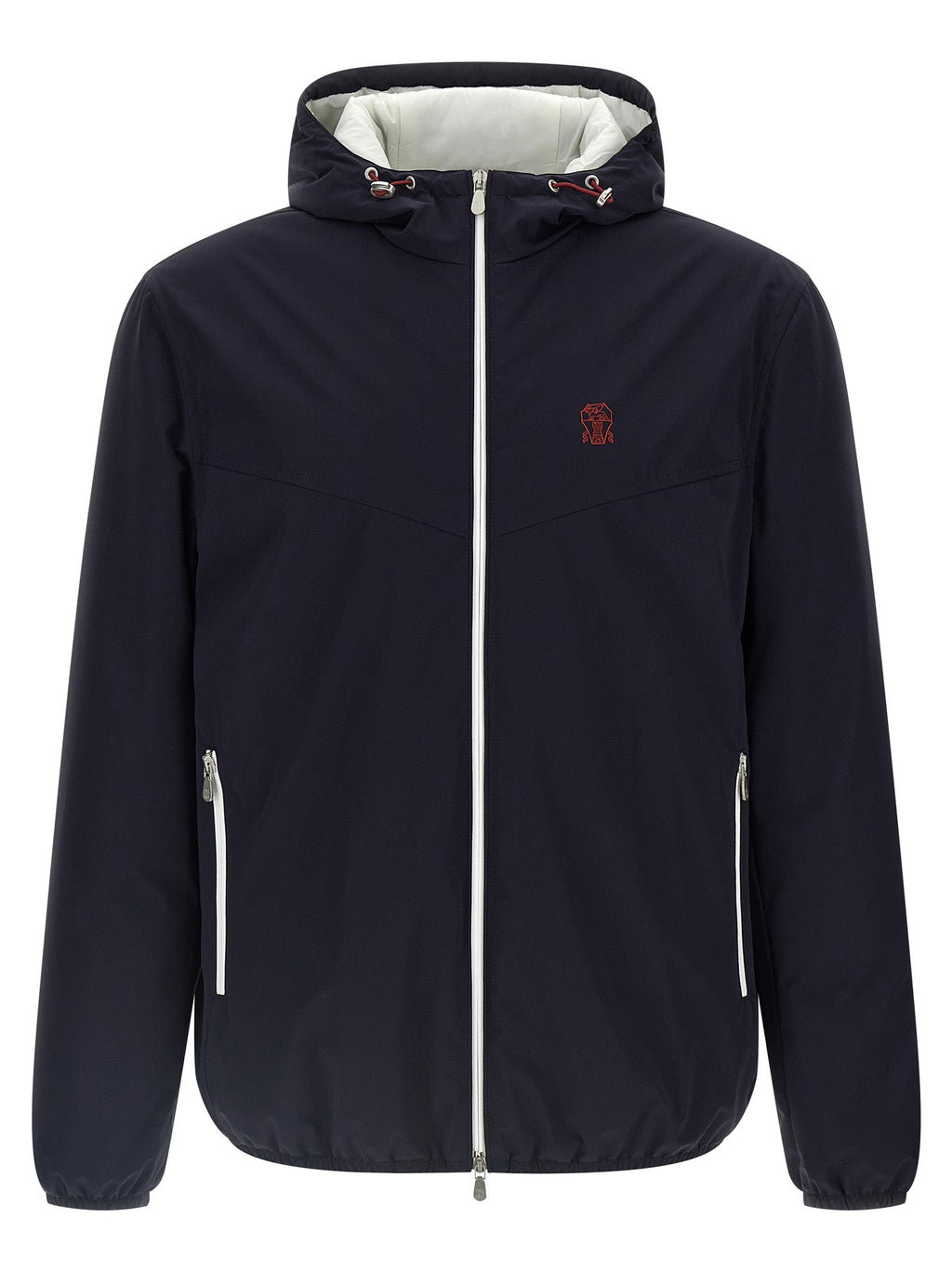 Brunello Cucinelli Blue Polyamide Shell Jacket