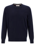 Brunello Cucinelli Blue Cashmere Cardigan