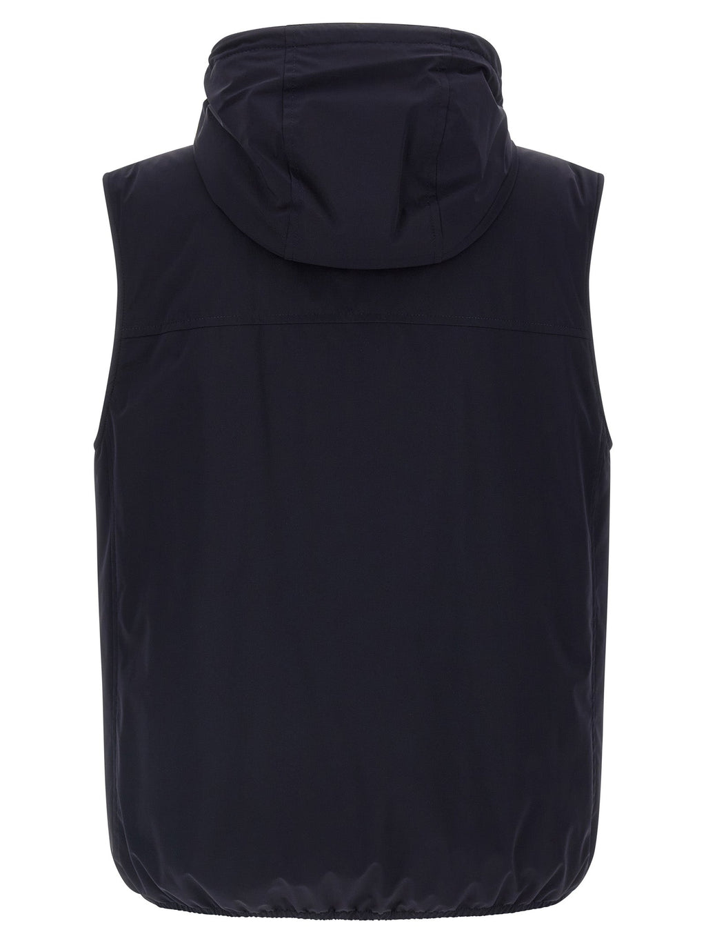Brunello Cucinelli Blue Polyamide Sleeveless Jacket