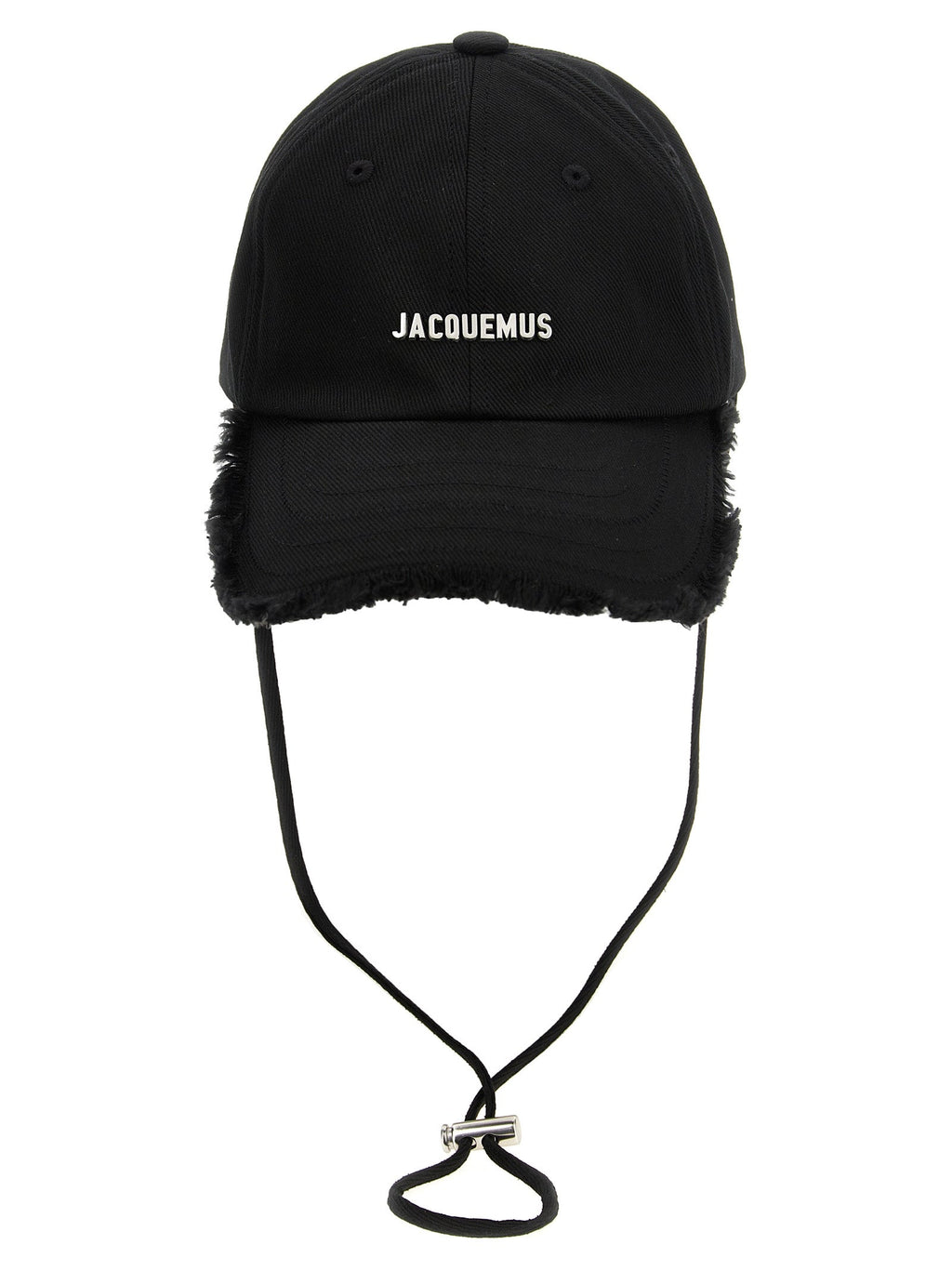 Jacquemus Black Cotton Cap (Baseball Hat)