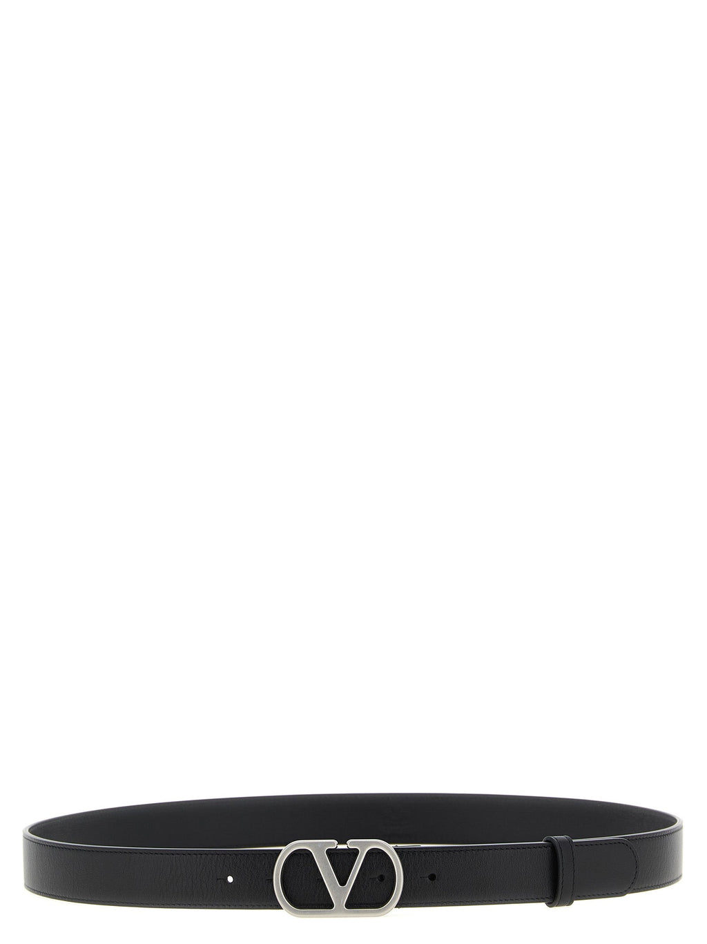 Valentino Garavani Black Calfskin Regular Belt