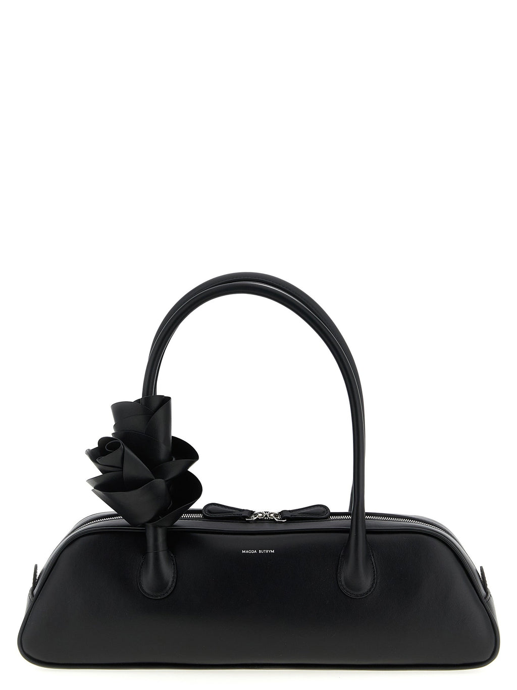 Magda Butrym Black Calfskin Shoulder Bag