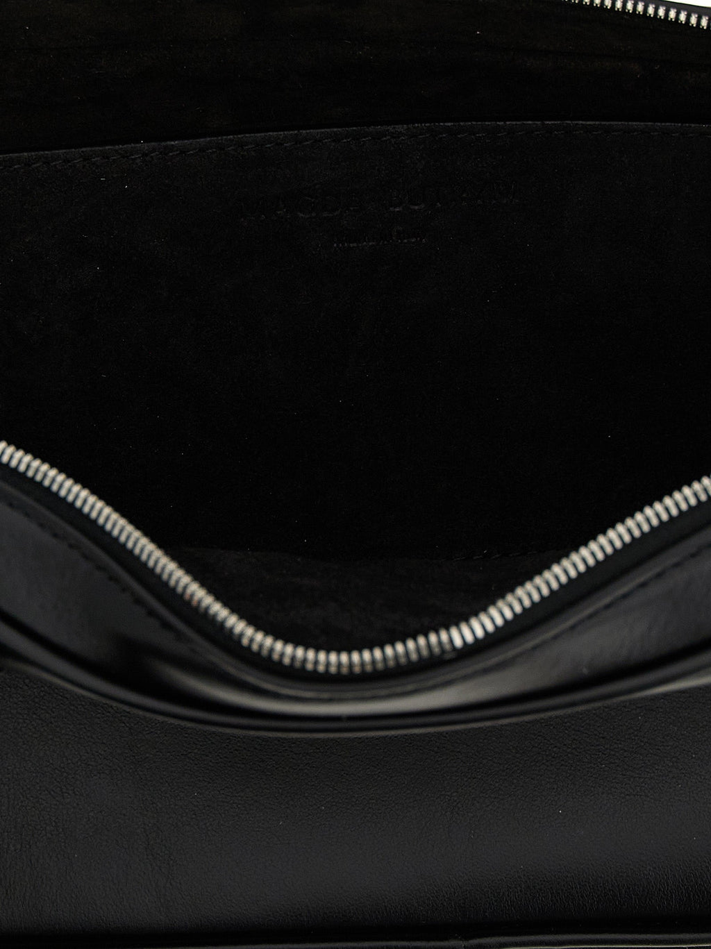 Magda Butrym Black Calfskin Shoulder Bag