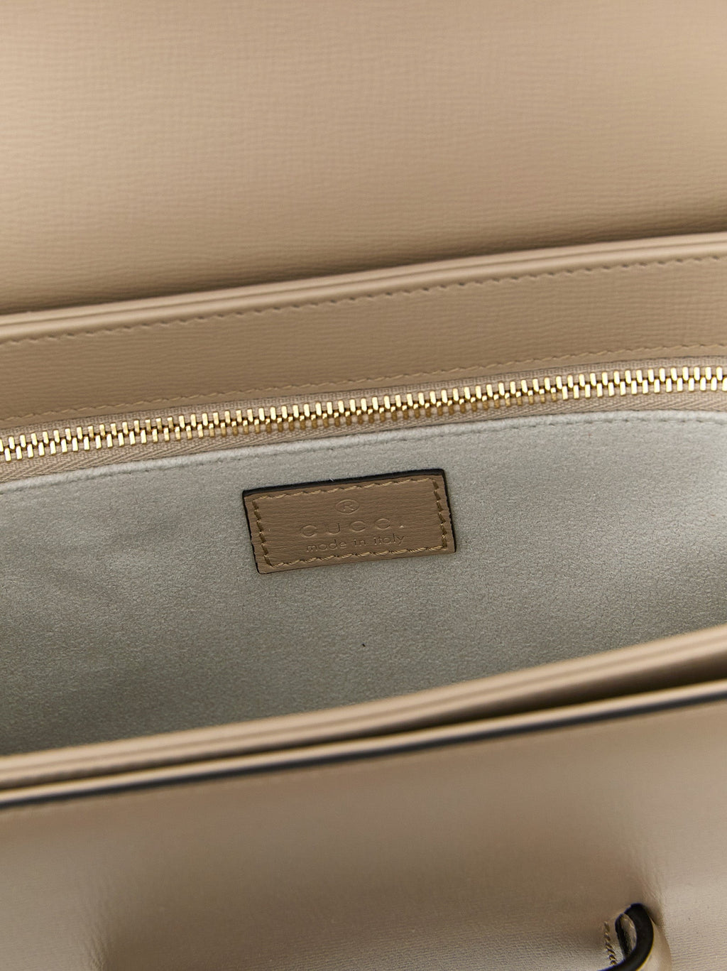 Gucci Beige Calfskin Shoulder Bag
