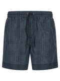 Gucci Blue Polyester Swim Shorts