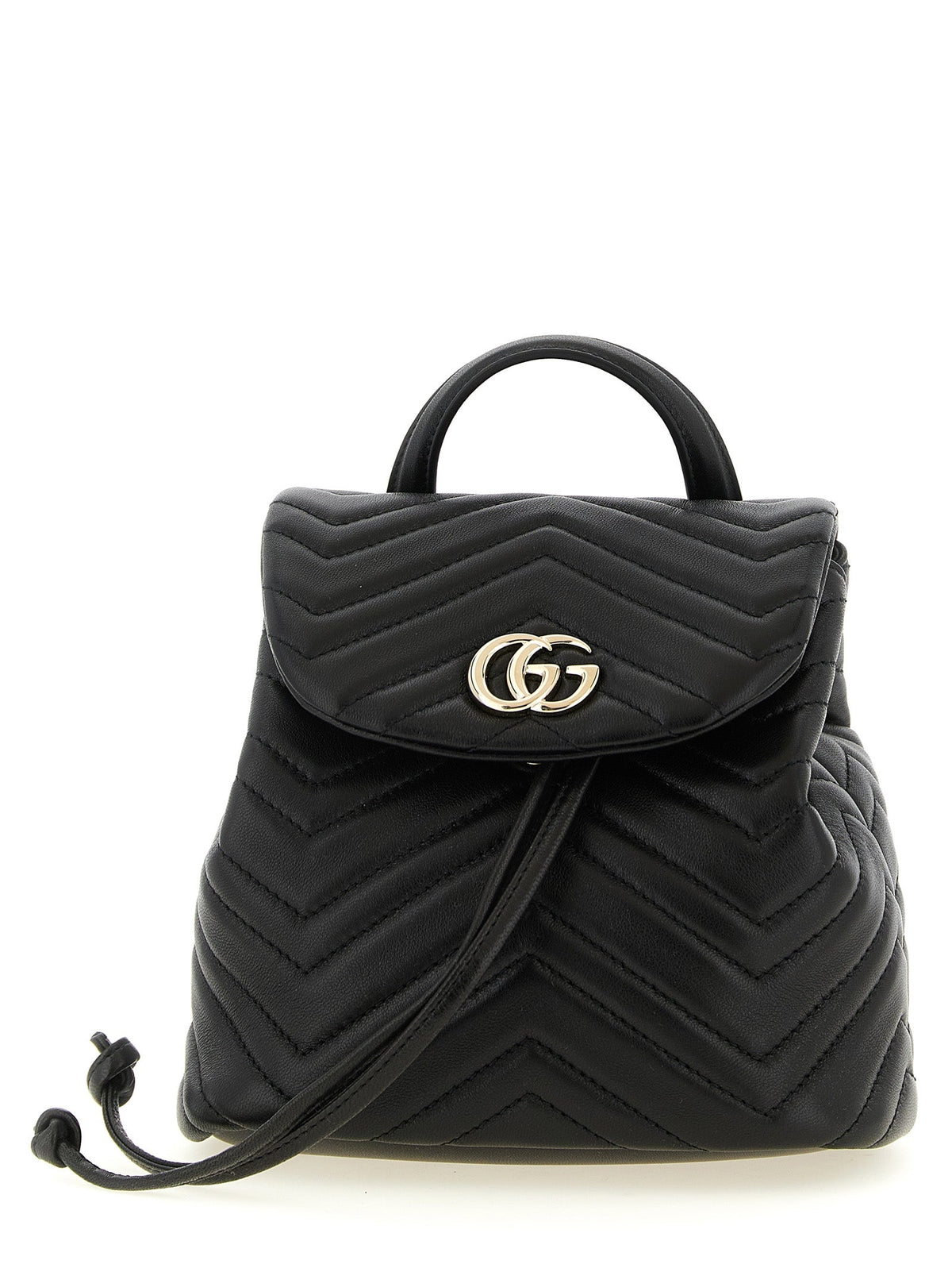 Gucci Black Lamb Leather Backpack