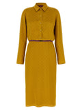 Gucci Bicolor Viscose Midi Dress