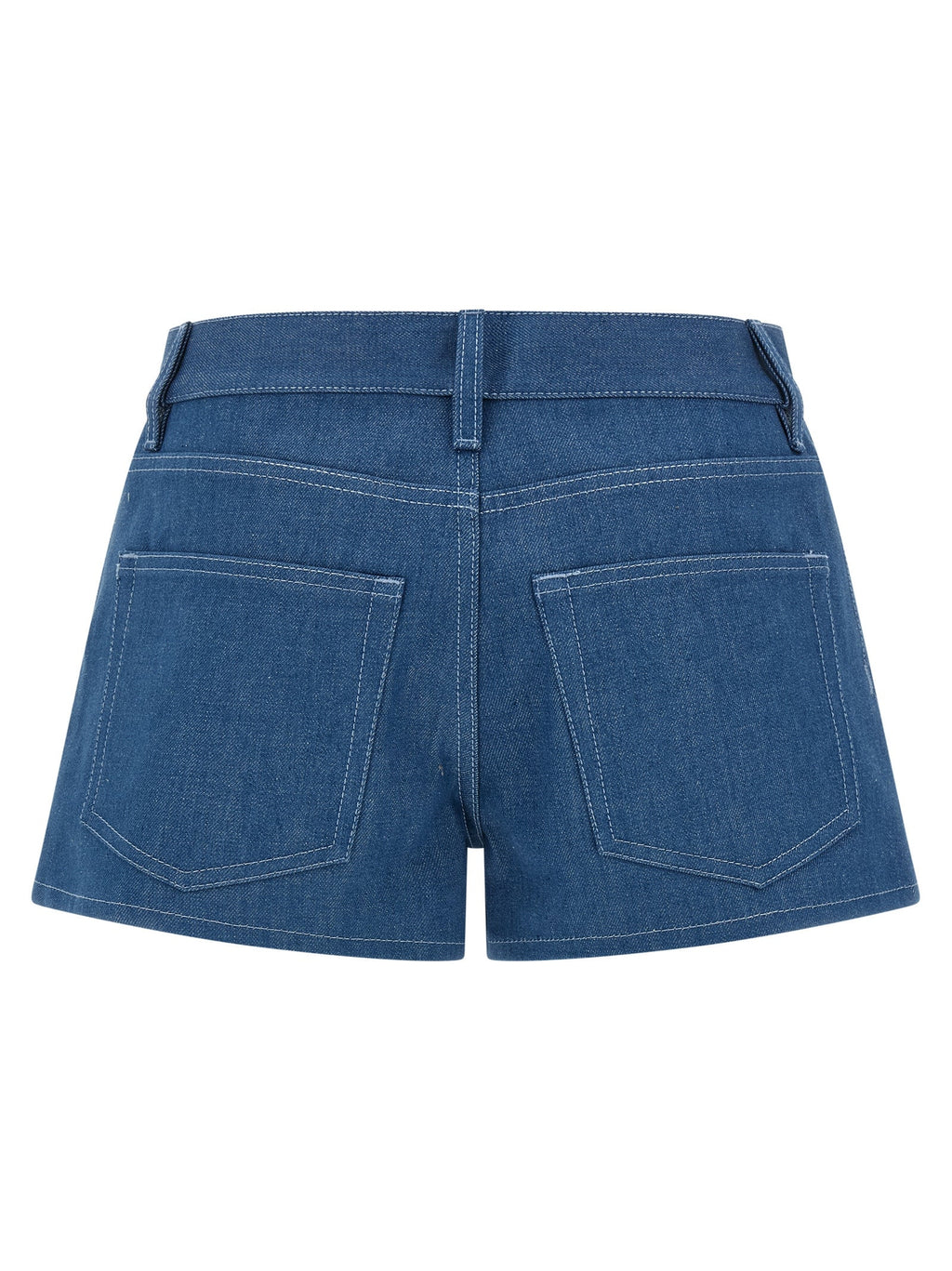 Gucci Blue Cotton Bermuda Shorts