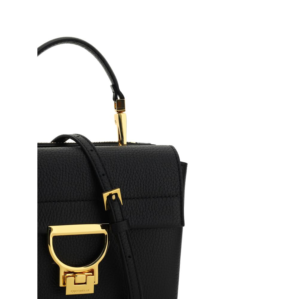 Coccinelle Black Calf Leather Bos Taurus Handbag