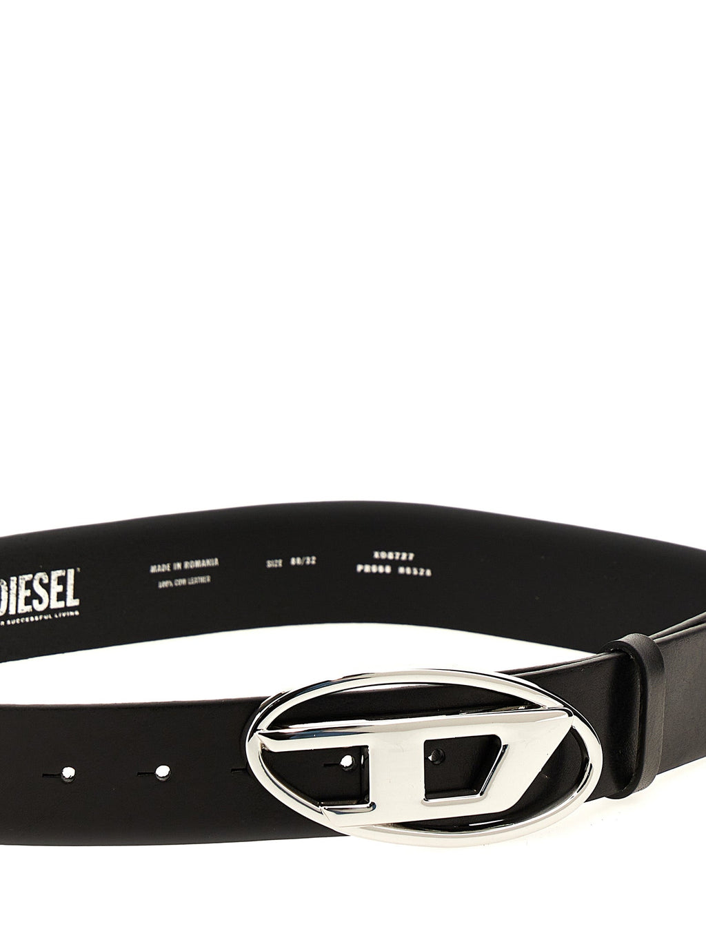 Diesel Black Other Fibres Regular Belt
