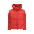 PINKO Red Nylon Full-Length Jacket