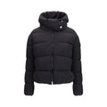 PINKO Black Nylon Full-Length Jacket