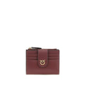 PINKO Red Calf Leather Bos Taurus Wallet