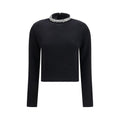 PINKO Black Wool Oves Aries Sweatshirt
