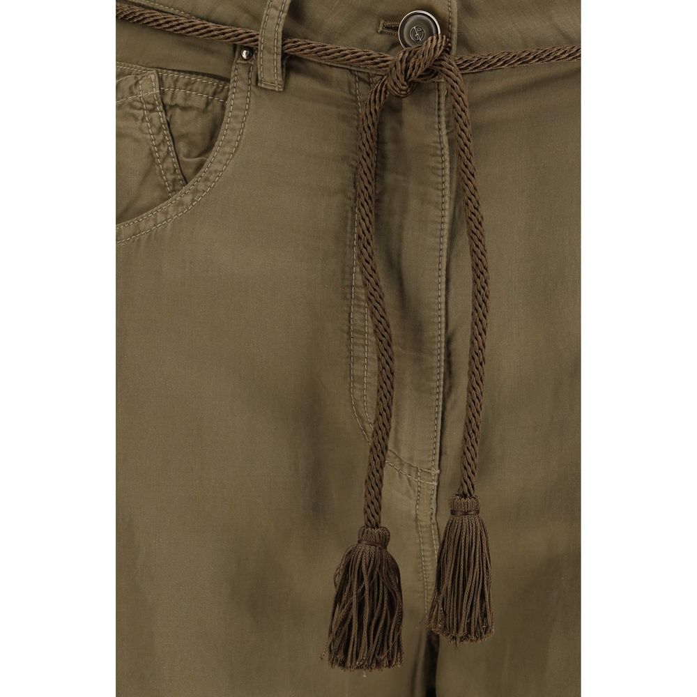Bicolor Copper Casual Pants