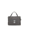 Zanellato Gray Calf Leather Bos Taurus Handbag