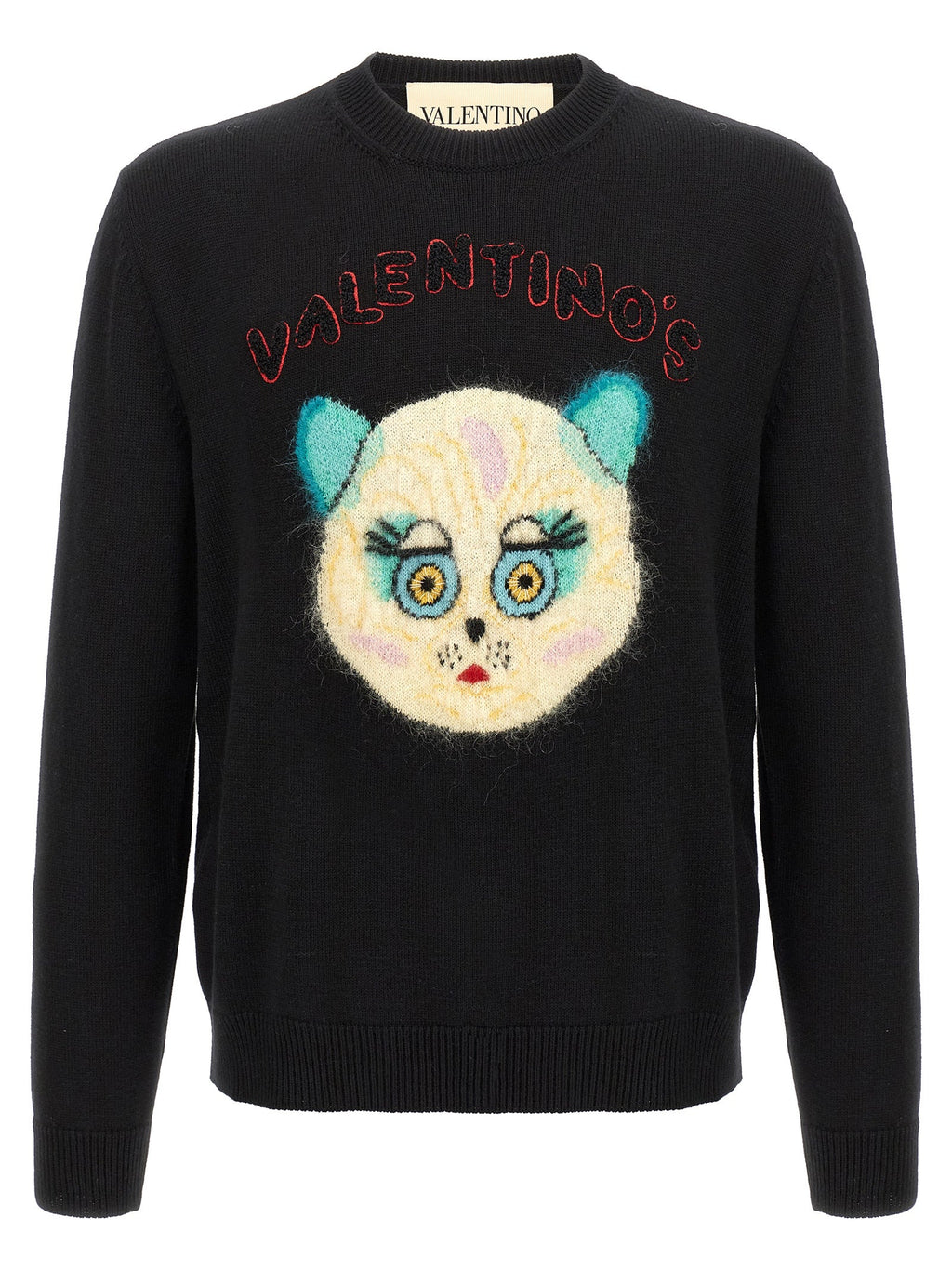 Valentino Garavani Black Cotton Cardigan
