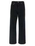 Khaite Black Cotton Jeans Denim