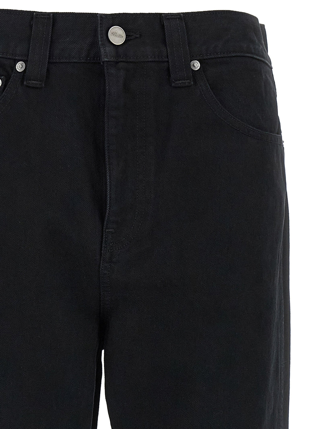 Khaite Black Cotton Jeans Denim