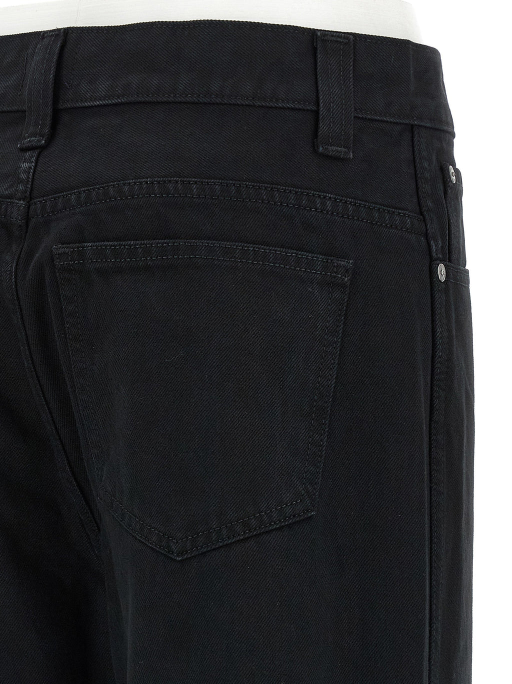 Khaite Black Cotton Jeans Denim