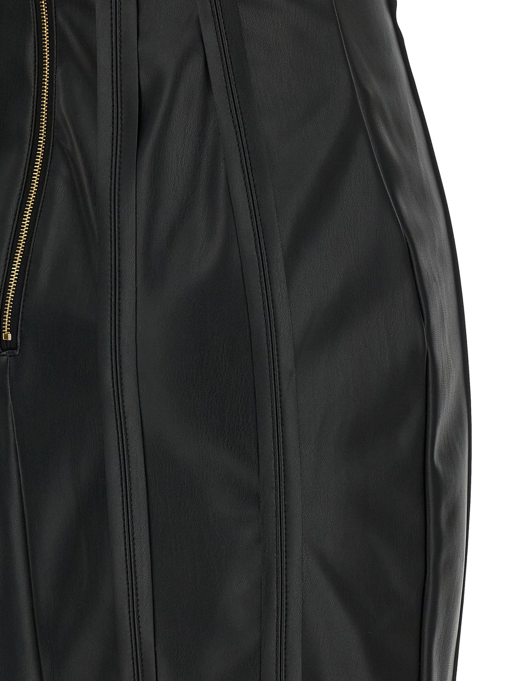 Elisabetta Franchi Black Viscose Midi Dress