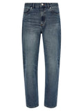 A.P.C. Blue Cotton Straight-Leg Jeans