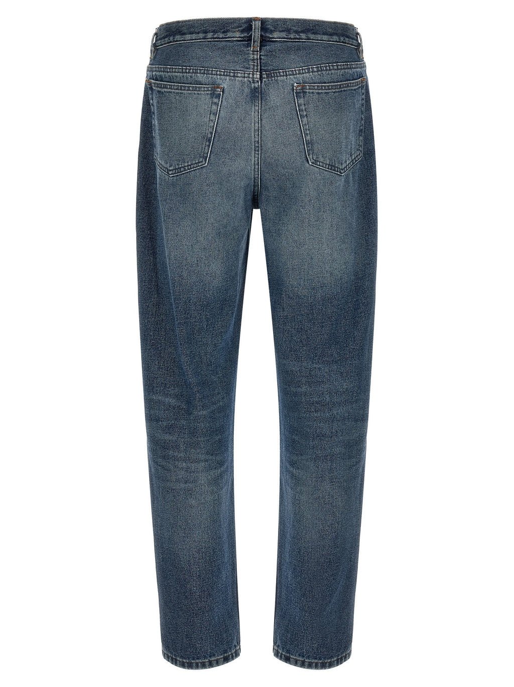 A.P.C. Blue Cotton Straight-Leg Jeans