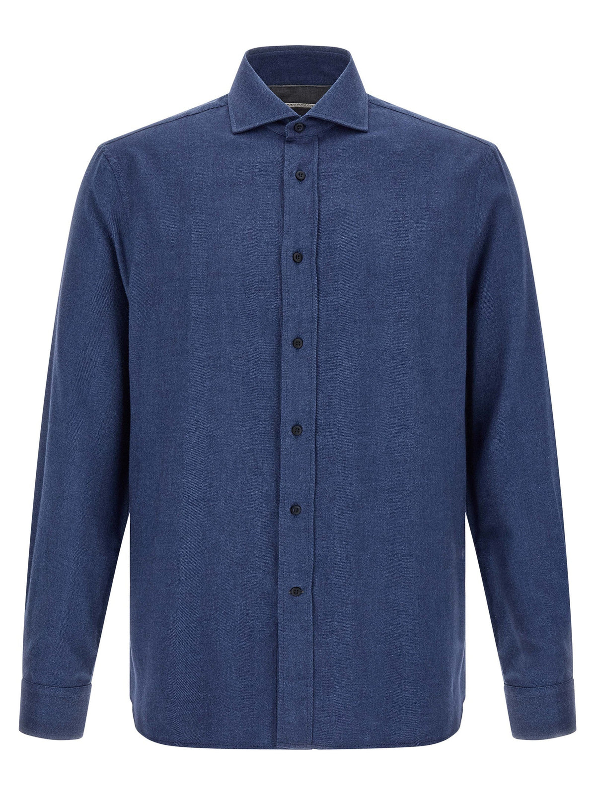 Brunello Cucinelli Blue Cotton Blouse