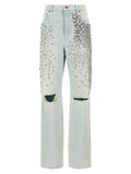 Golden Goose Blue Cotton Jeans Denim