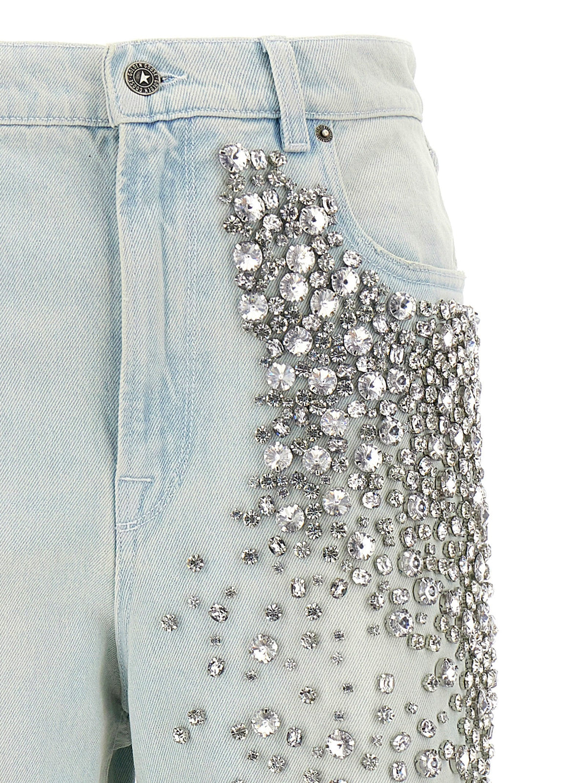 Golden Goose Blue Cotton Jeans Denim