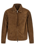 GIORGIO BRATO Brown Calfskin Leather Jacket