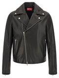 Diesel Black Cowhide Leather Jacket