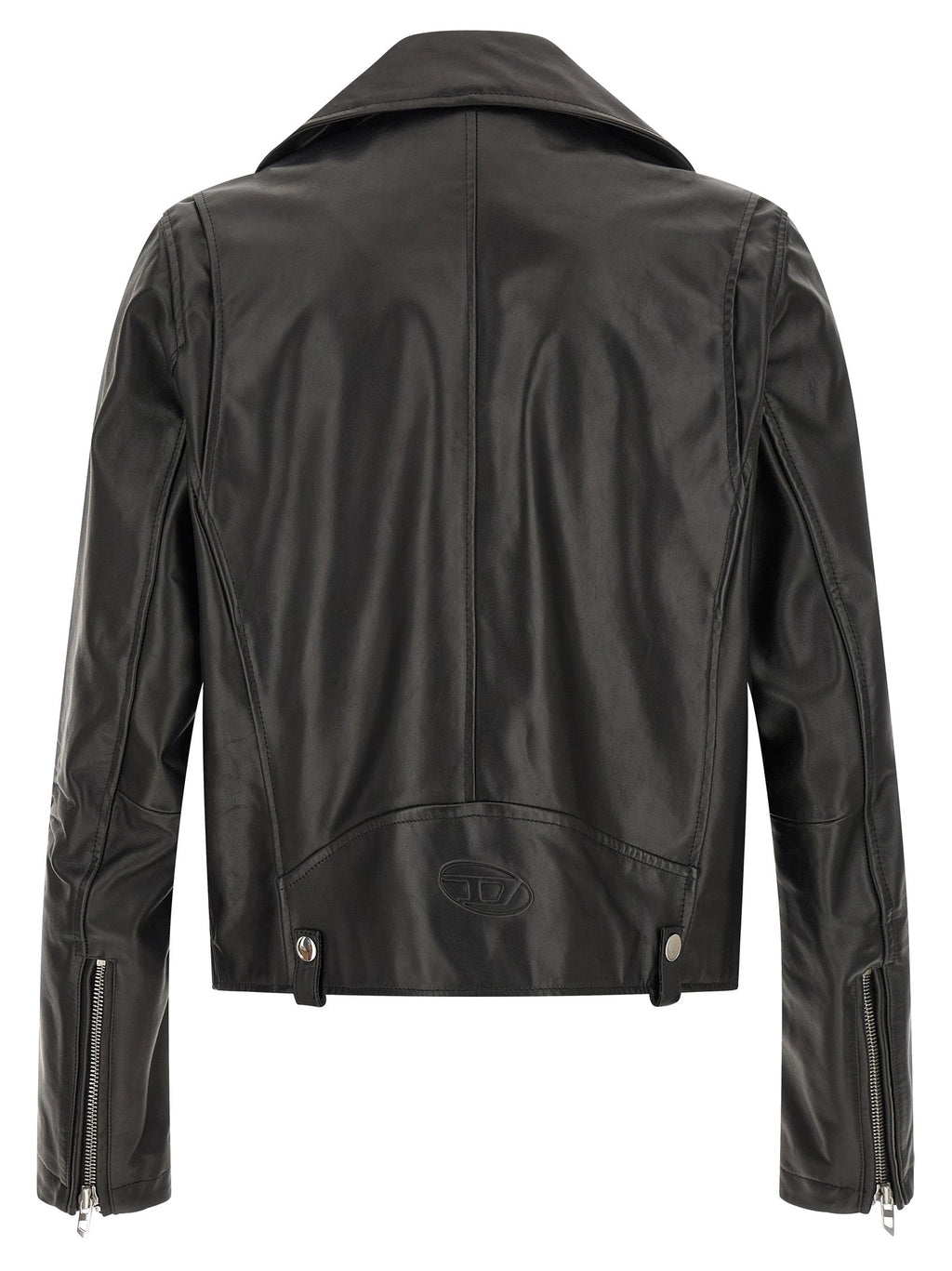 Diesel Black Cowhide Leather Jacket