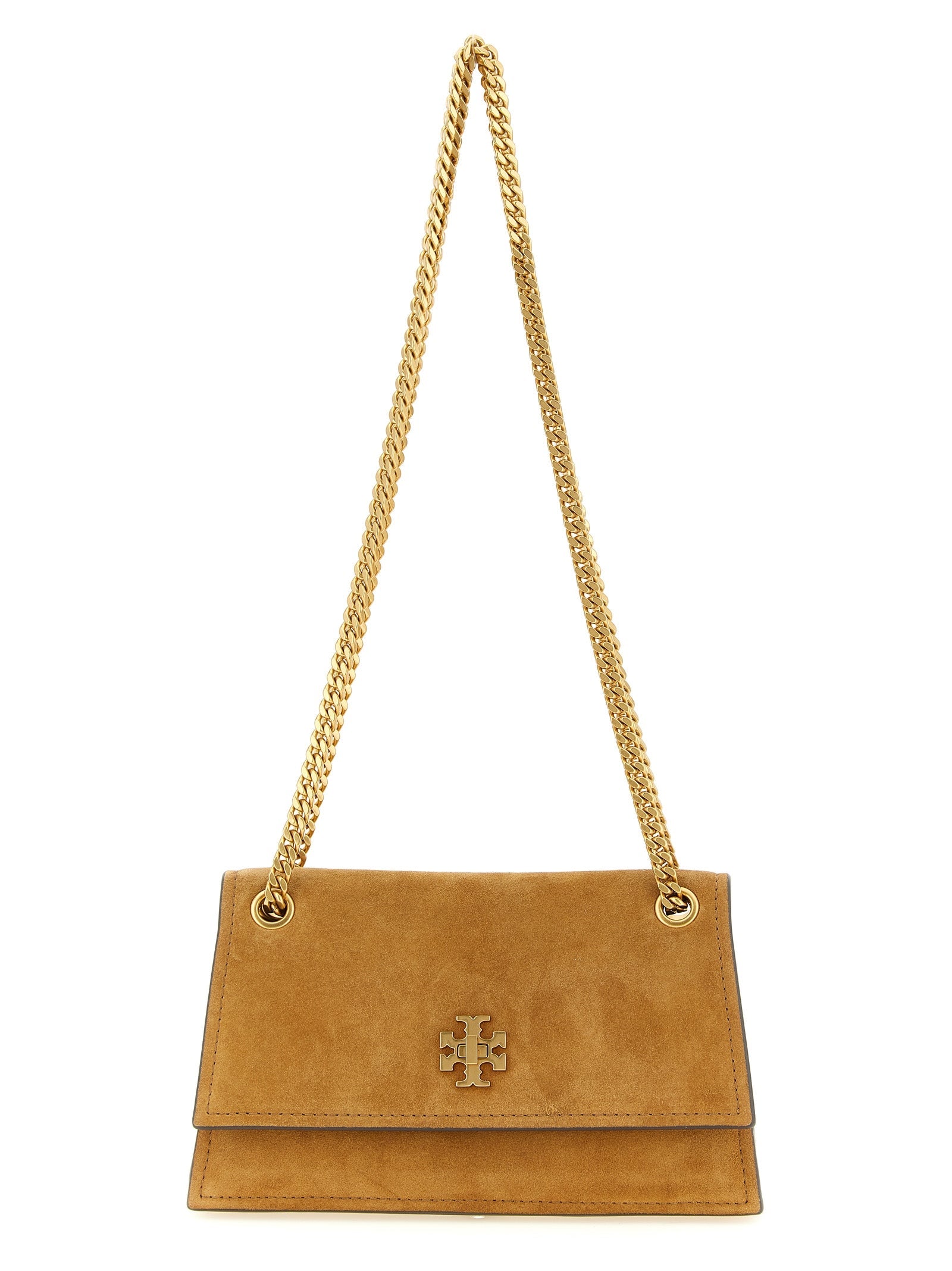 Tory Burch Brown Calfskin Shoulder Bag