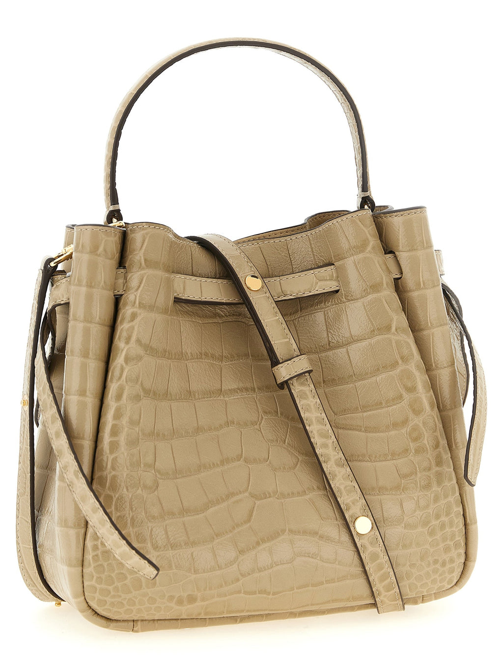 Tory Burch Beige Cowhide Shoulder Bag