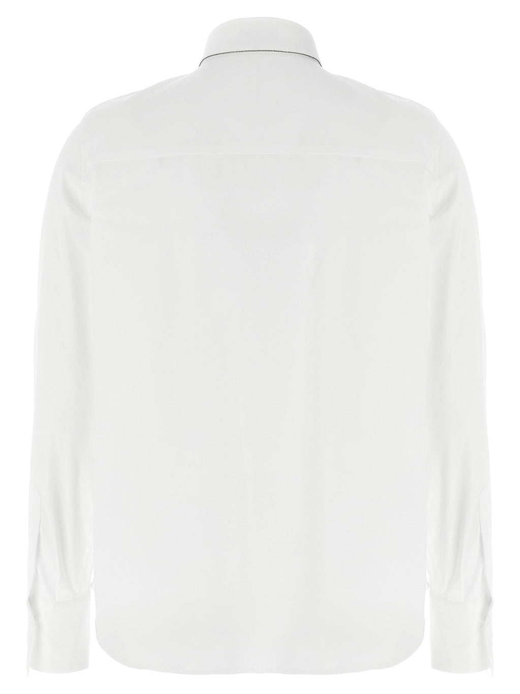 Brunello Cucinelli White Cotton Blouse