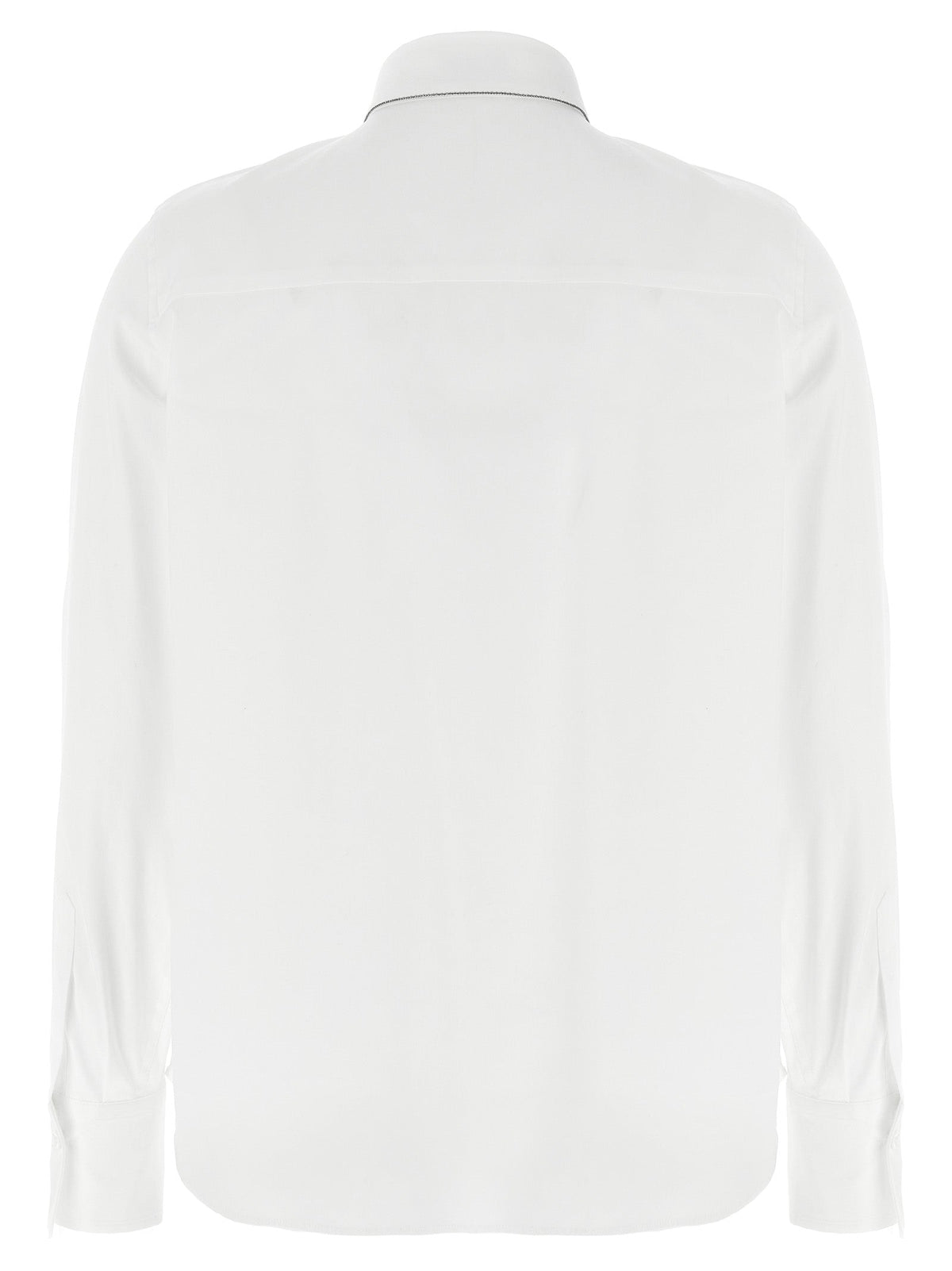 Brunello Cucinelli White Cotton Blouse
