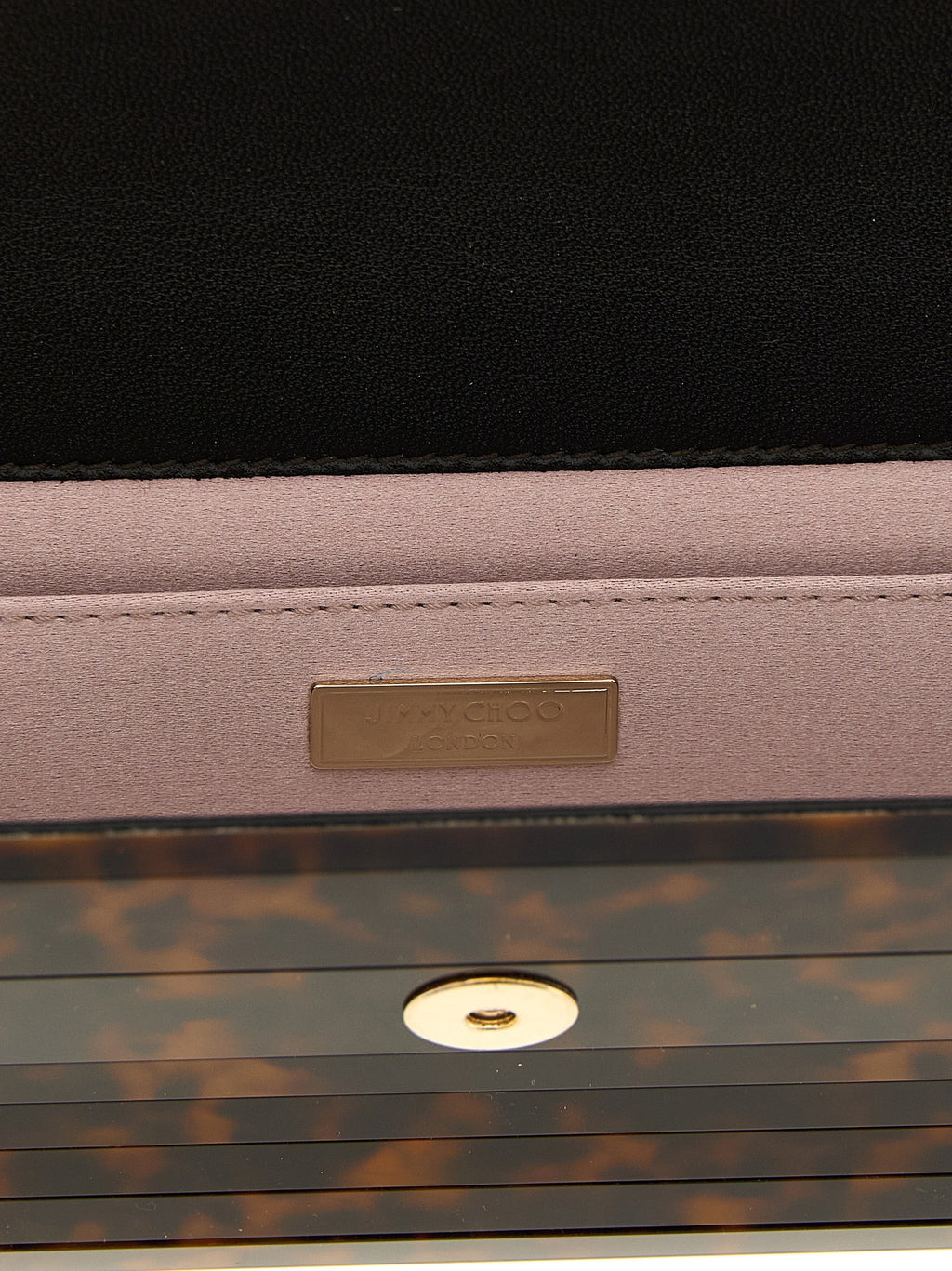 Jimmy Choo Beige Polyester Clutch Bag
