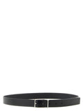 Tom Ford Black Calfskin Thin Belt