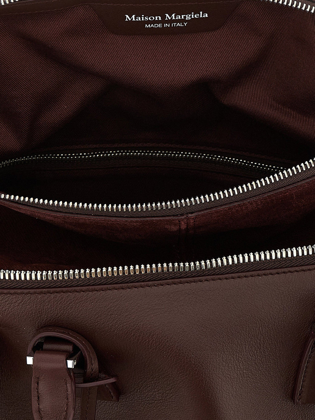 Maison Margiela Bordeaux Calfskin Shoulder Bag