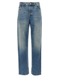 Gucci Blue Cotton Boyfriend Jeans