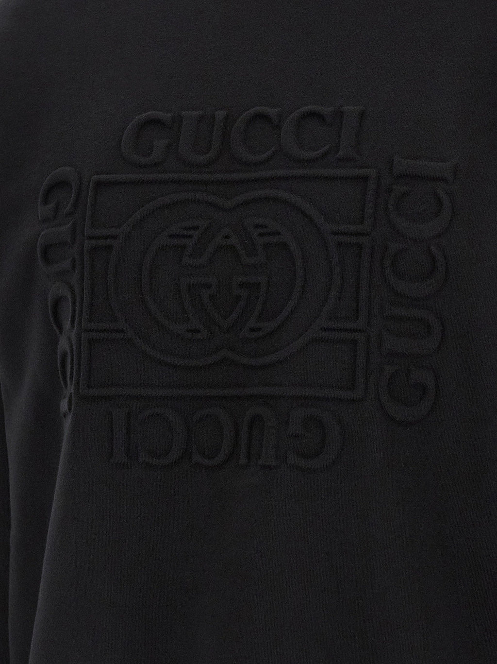 Gucci Black Cotton Sweatshirt