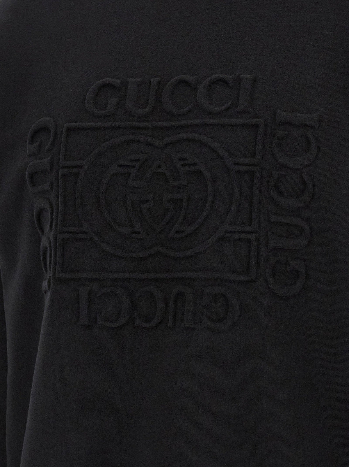Gucci Black Cotton Sweatshirt