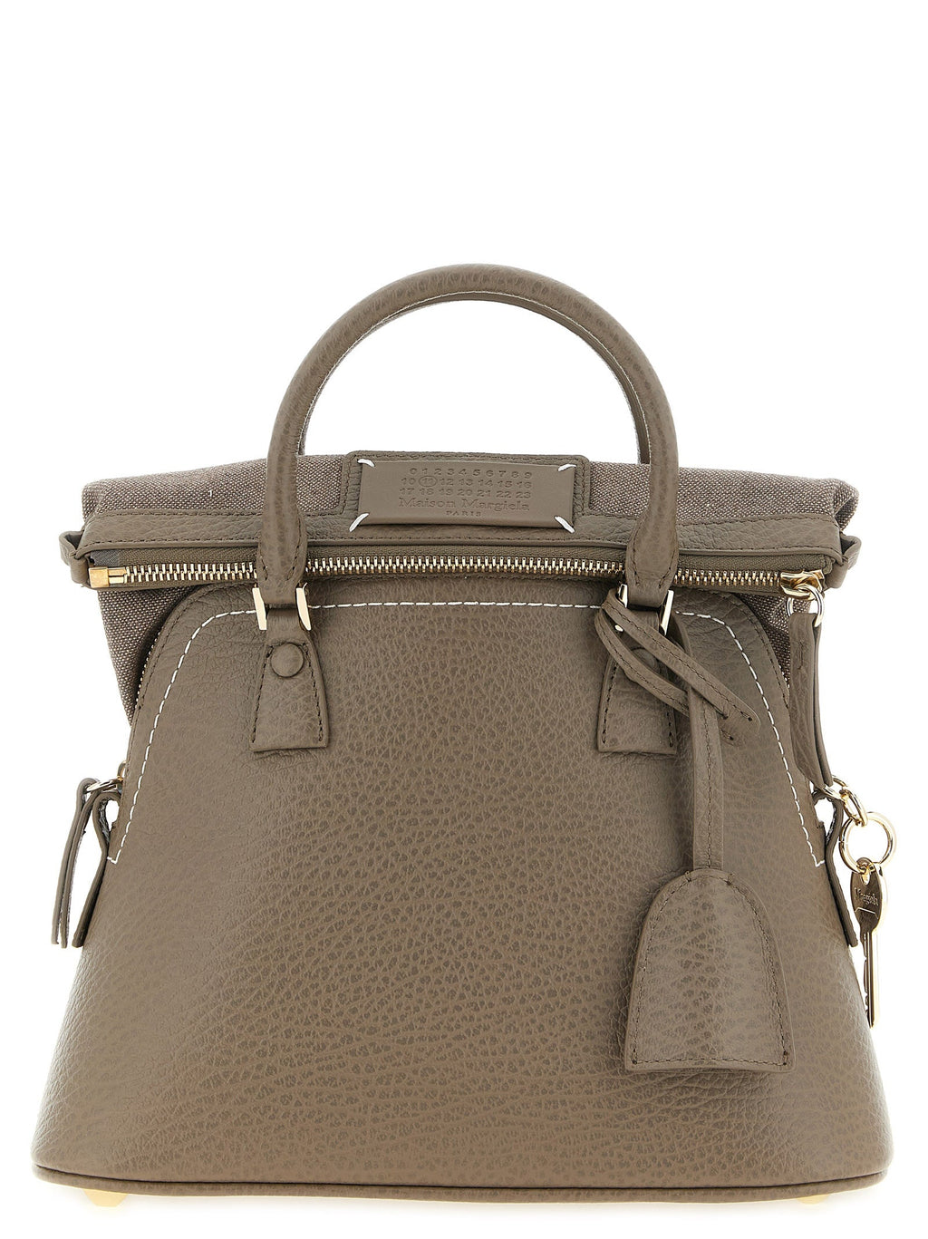 Maison Margiela Gray Calfskin Shoulder Bag