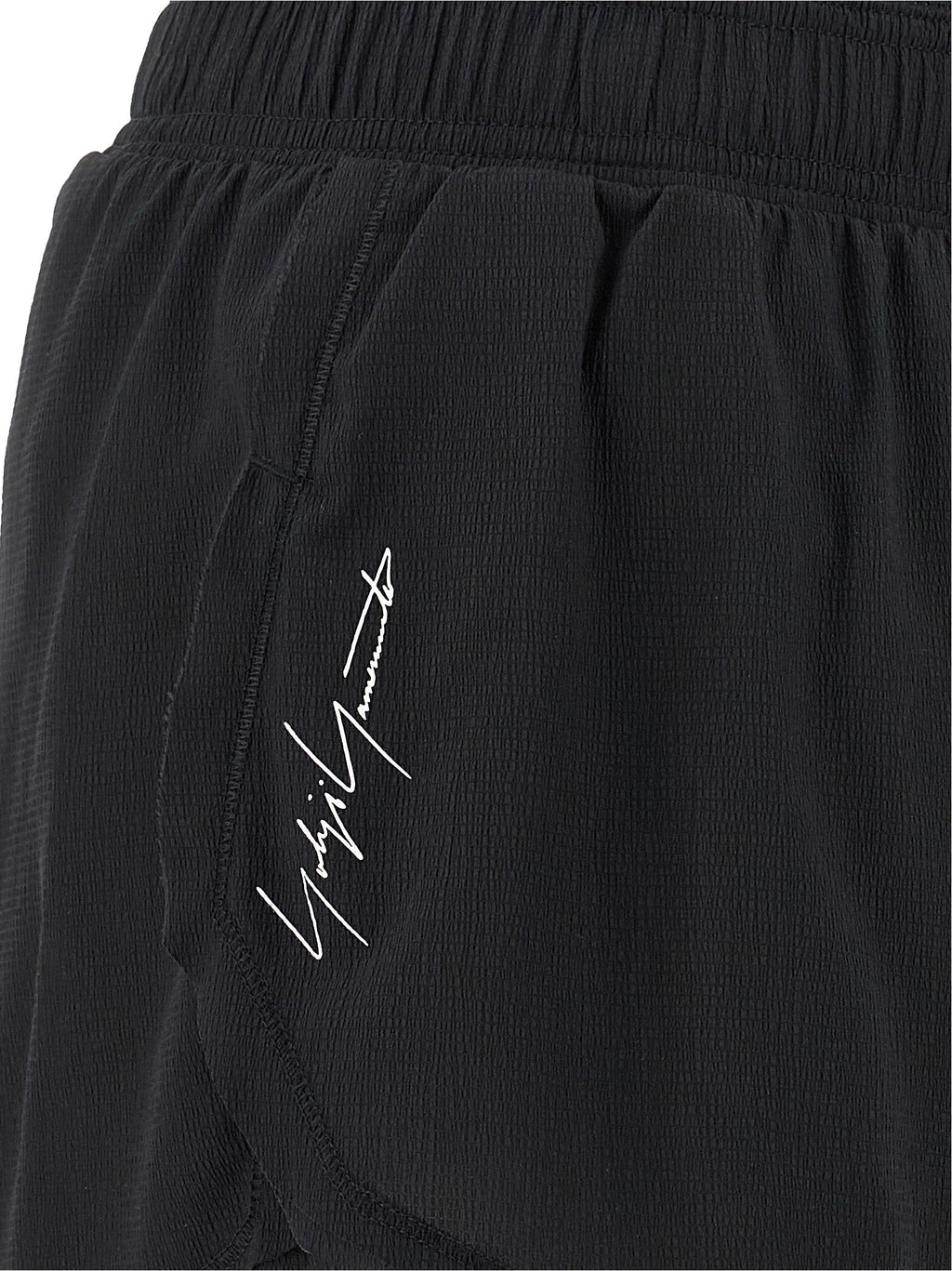 Y-3 Black Polyamide Bermuda Shorts